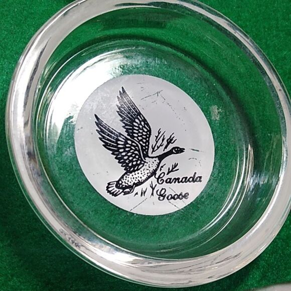 Glass Coin/Key/ Ash Tray four different game bird's one each tray country - Picture 3 of 9